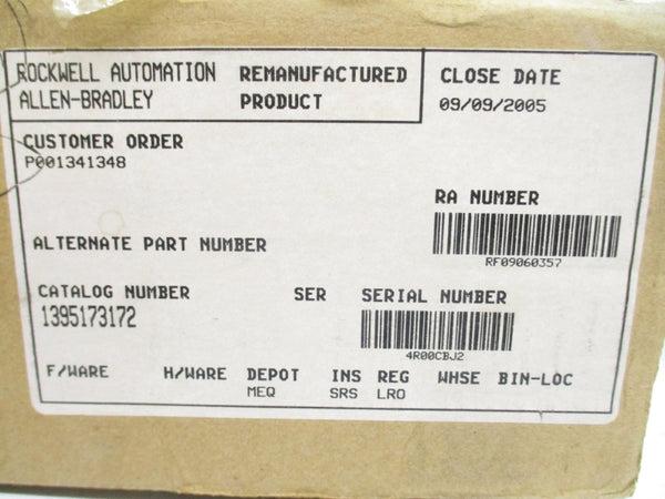 ALLEN BRADLEY 1395173172 REMAN