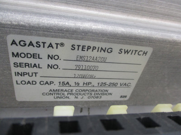 AGASTAT EMS12AA20U 120V 15A UNMP