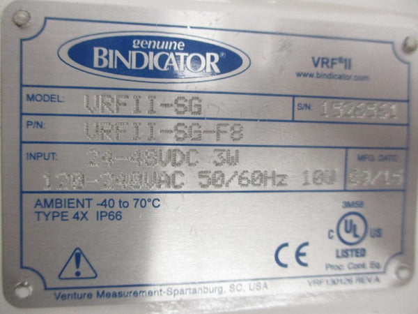 BINDICATOR VRFII-SG VRFII-SG-F8 24-48VDC NSNP