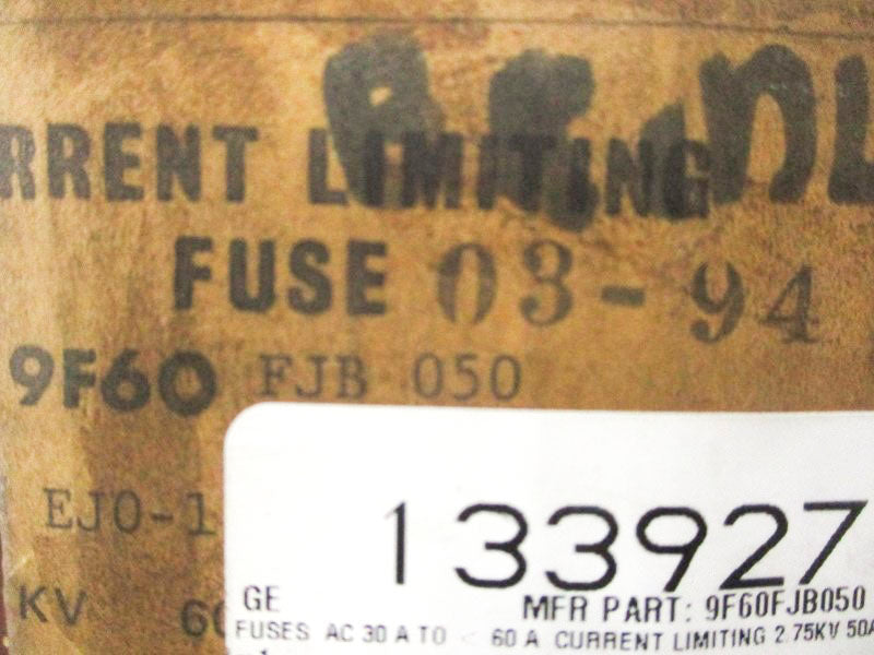 GENERAL ELECTRIC 9F60FJB050 2.75KV 50A NSFS