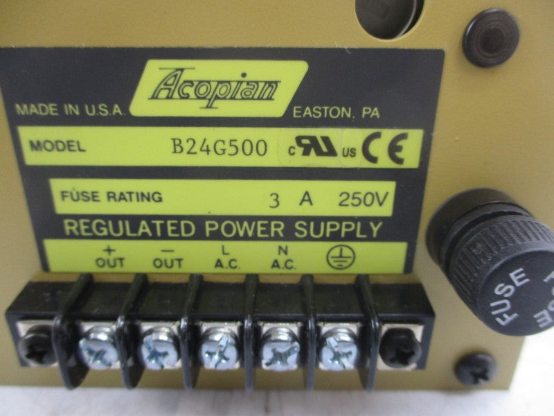ACOPIAN B24G500 250V 3A NSNP