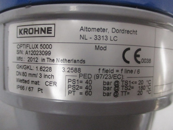 KROHNE OPTIFLUX5000MOD 3" NSNP