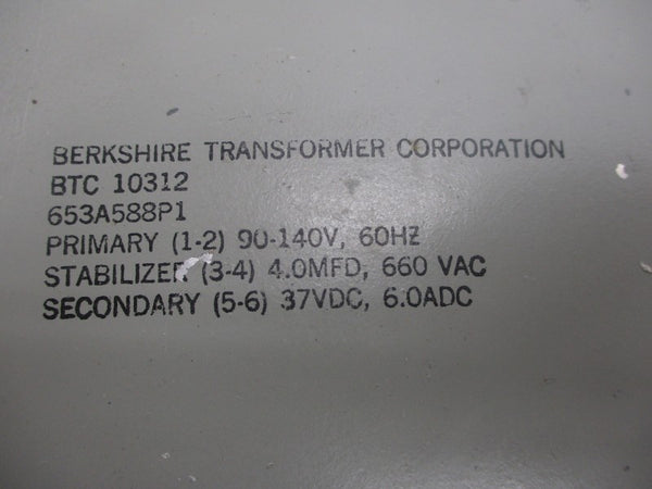 BERKSHIRE TRANSFORMER BTC10312 653A588P1 90-140V UNMP