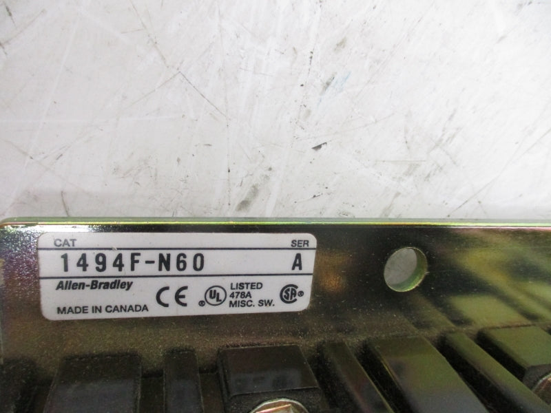 ALLEN BRADLEY 1494F-N60 SER. A NSNP