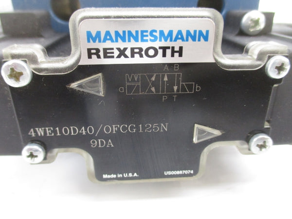 REXROTH 4WE10D40/OFCG125N9DA 125VDC 35A NSNP