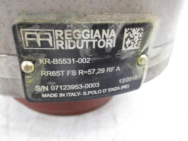 REGGIANA RIDUTTOR KR-B5531-002 RR65T UNMP