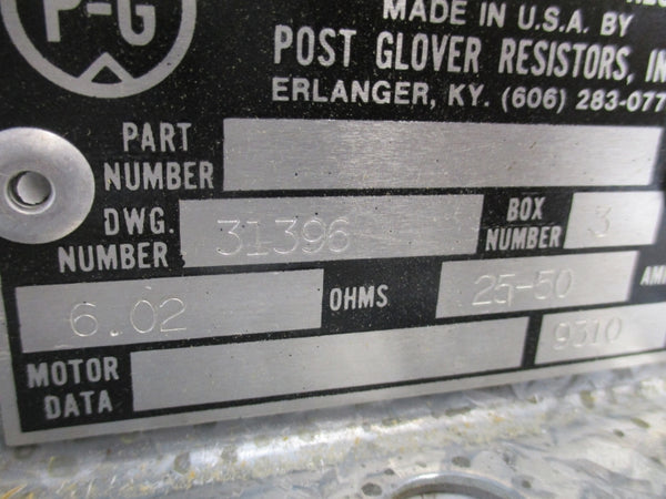 POST GLOVER 31396 25-50A NSNP