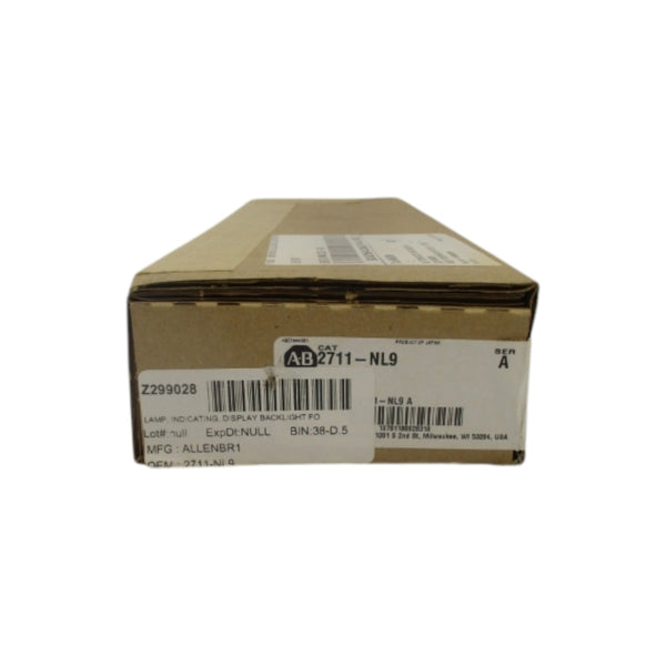 ALLEN BRADLEY 2711-NL9 SER. A NSFS