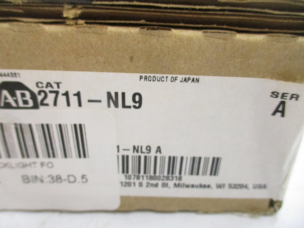 ALLEN BRADLEY 2711-NL9 SER. A NSFS