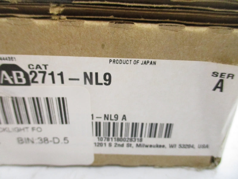 ALLEN BRADLEY 2711-NL9 SER. A NSFS