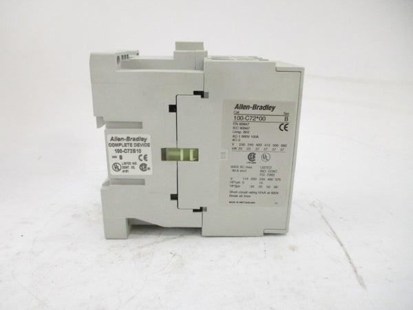 ALLEN BRADLEY 100-C72B10 SER. B 440V/480V (BR/WH) NSMP
