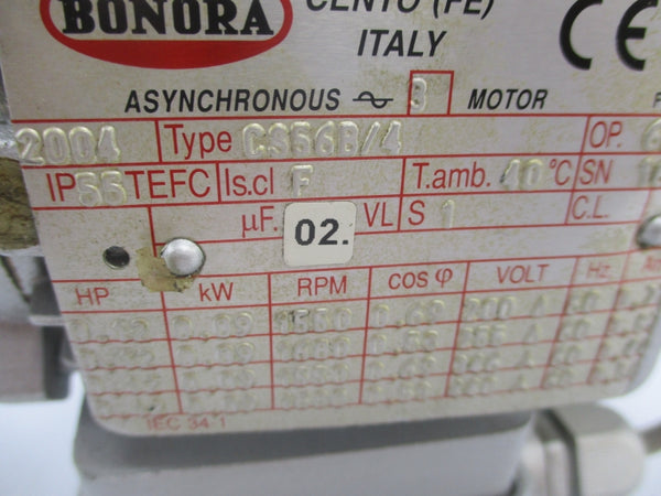 BONORA CS56B/4 200V 0.77A UNMP