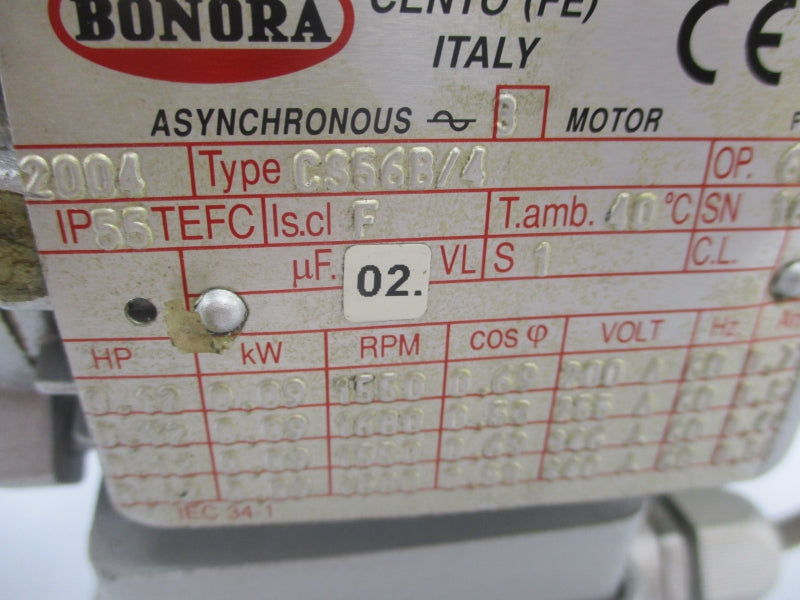 BONORA CS56B/4 200V 0.77A UNMP