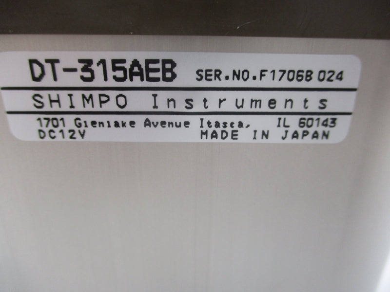 NIDEC SHIMPO DT-315AEB 12VDC NSMP