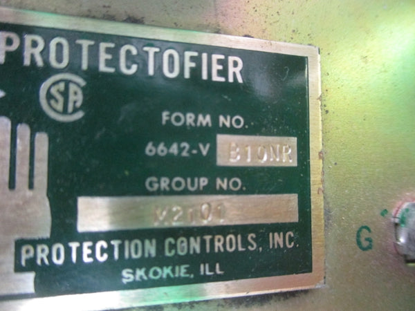 PROTECTION CONTROLS 6642-VB10NR 117VAC UNMP