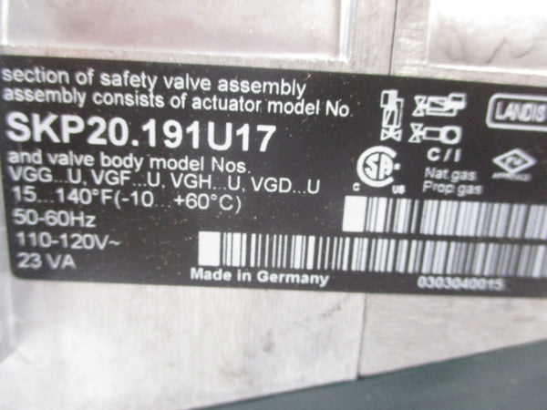 SIEMENS SKP20.191U17 110-120V NSMP