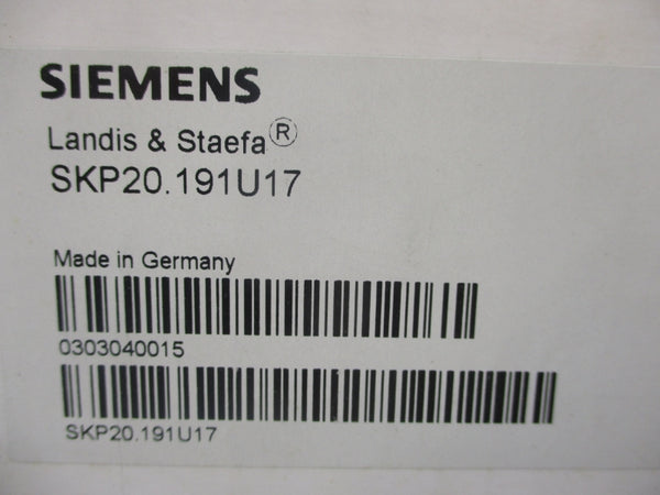 SIEMENS SKP20.191U17 110-120V NSMP