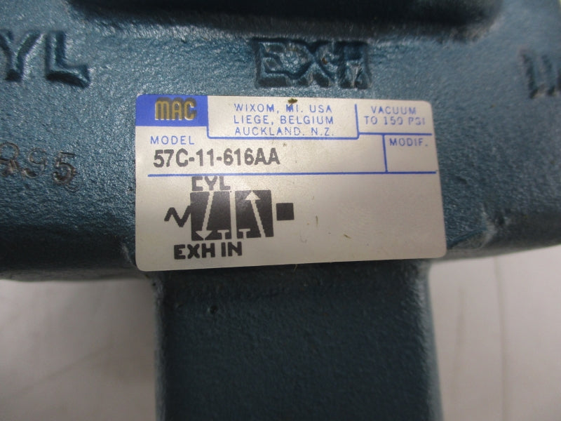 MAC 57C-11-616AA 24VDC 150PSI NSMP
