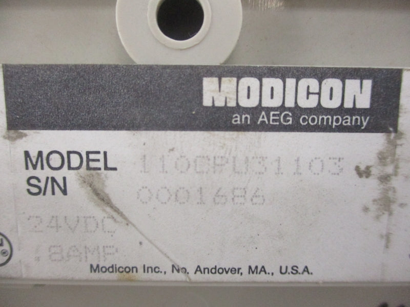 MODICON 110CPU31103 24VDC .8A UNMP