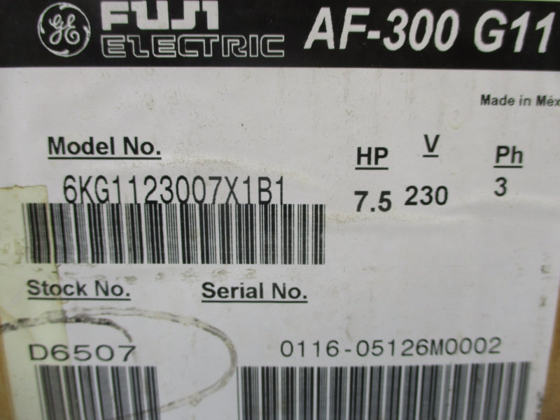 GENERAL ELECTRIC AF-300 G11 6KG1123007X1B1 200-230V 34.6A NSMP