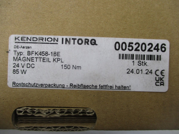 KENDRION INTORQ BFK458-18E 24VDC NSMP