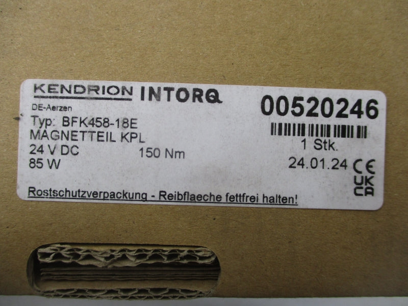 KENDRION INTORQ BFK458-18E 24VDC NSMP