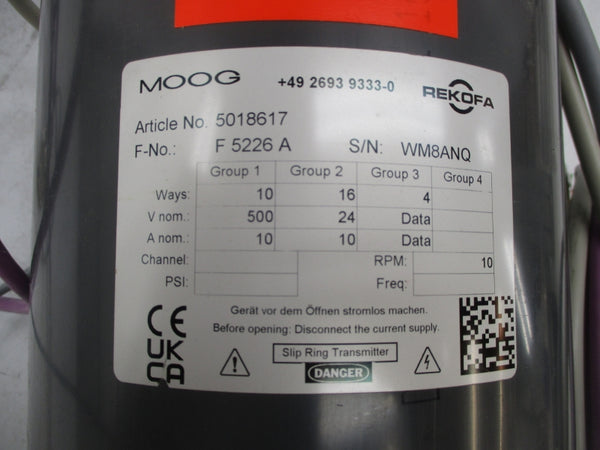 MOOG REKOFA F5226A 5018617 (AS PICTURED) NSNP