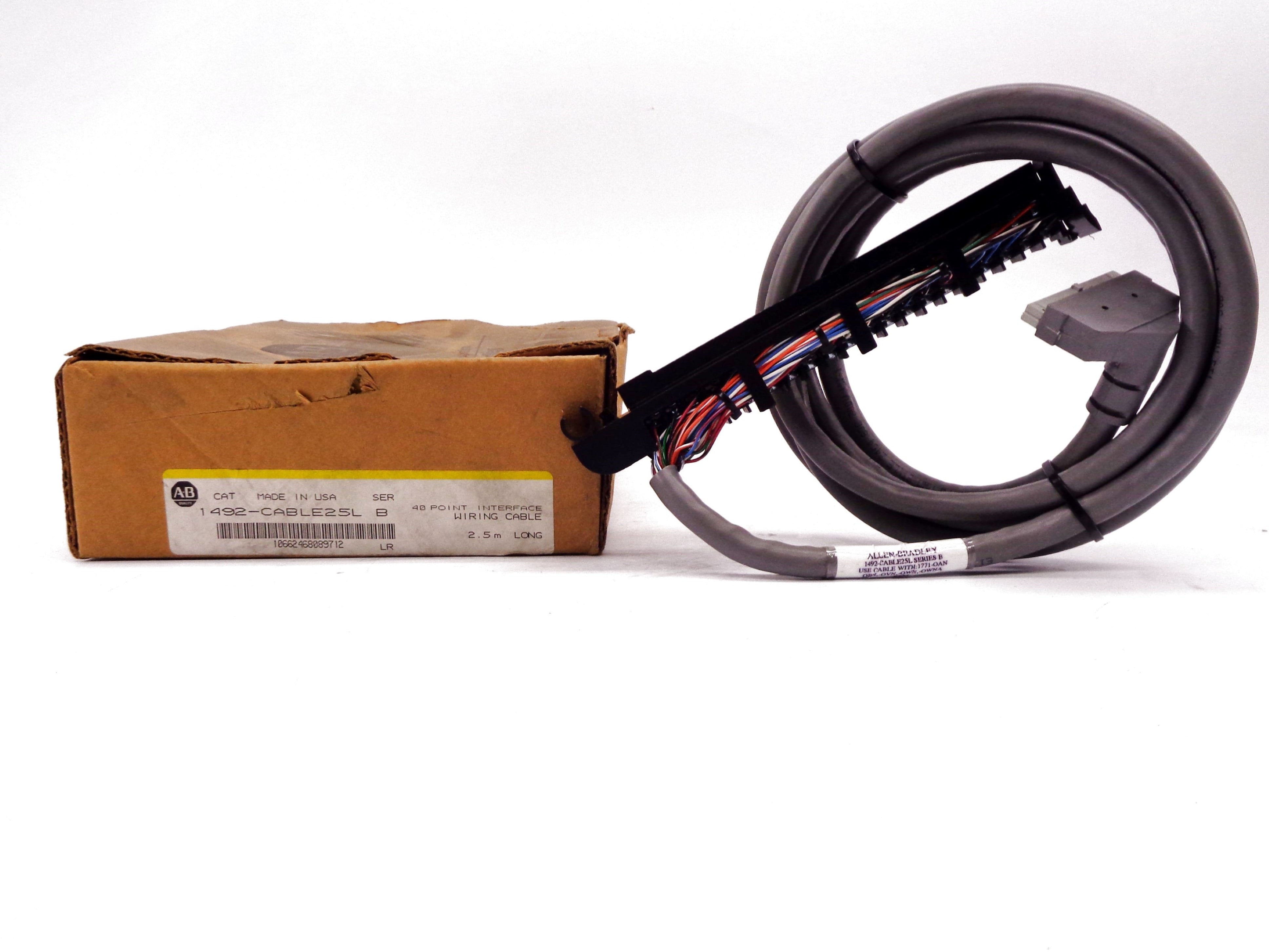 ALLEN BRADLEY 1492-CABLE25L SER. B (BR/YL) NSMP