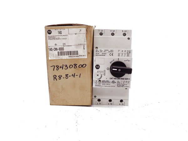 ALLEN BRADLEY 140-CMN-9000 SER. C 600VAC 63-90A (BR/WH) NSMP
