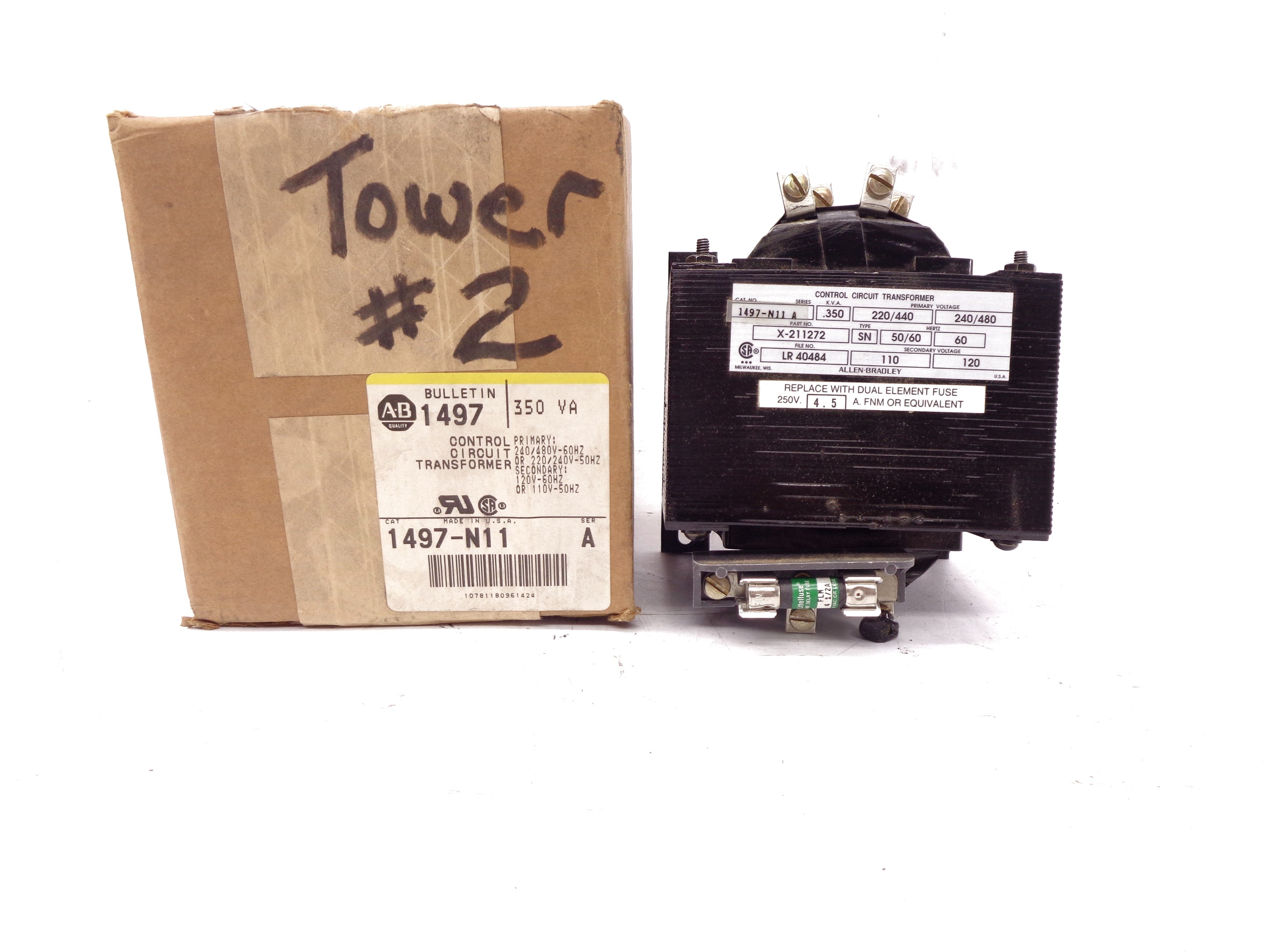 ALLEN BRADLEY 1497-N11 SER. A 220/480V (BR/YL) NSMP