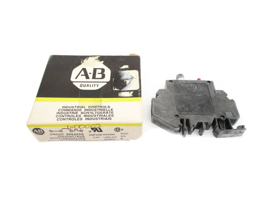 ALLEN BRADLEY 1492-GH100 SER. B 10A 125VAC (BK/YL) NSMP