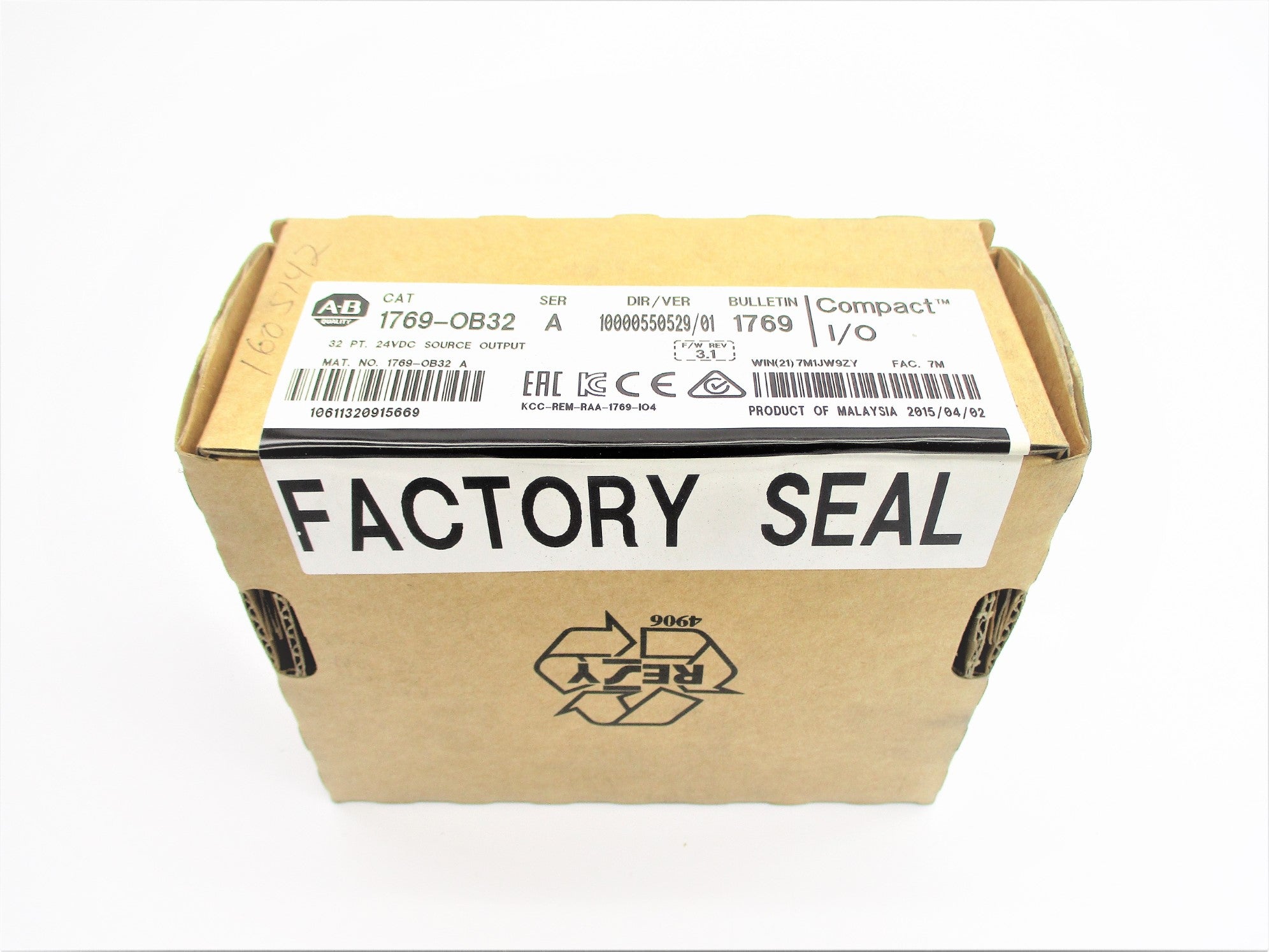 ALLEN BRADLEY 1769-OB32 SER. A F/W 3.1 DATE: 2015 NSFS
