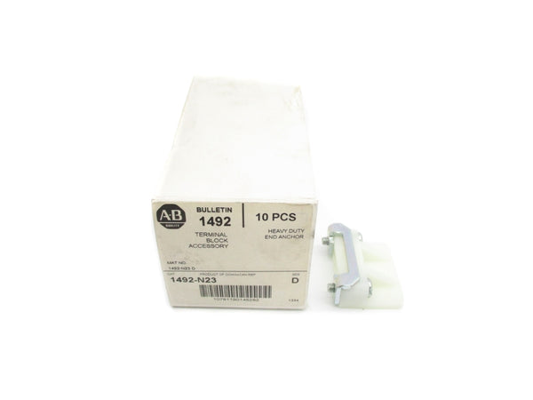 ALLEN BRADLEY 1492-N23 SER. D (PKG OF 10) (WH) NSMP