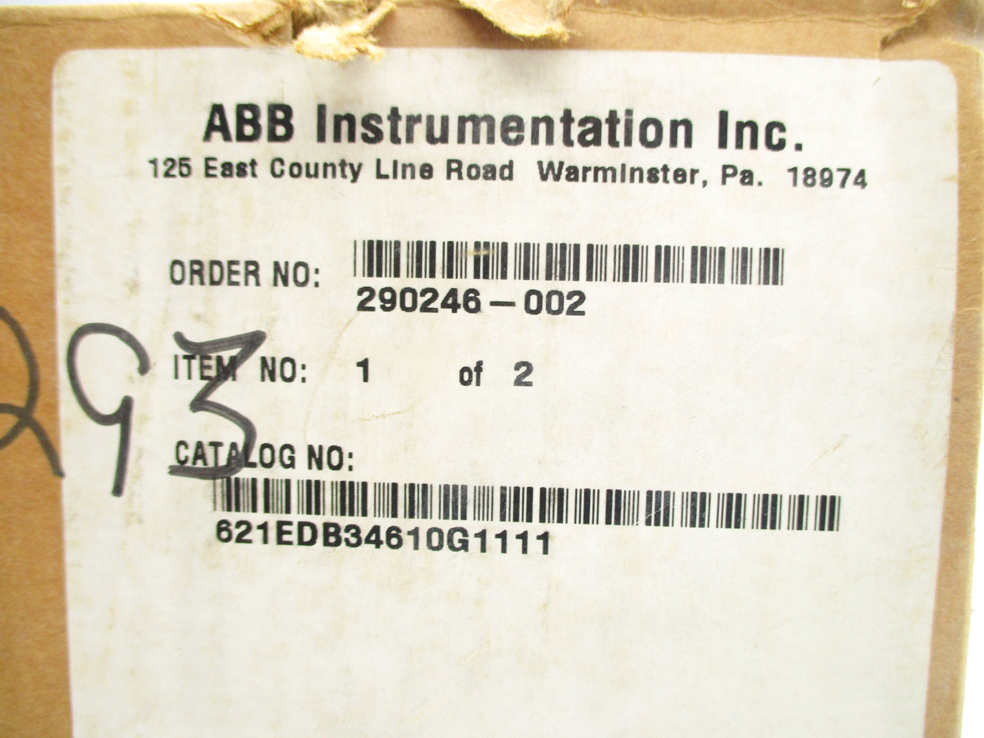 ABB 621EDB34610G1111 SER. 600T 2030PSI NSMP