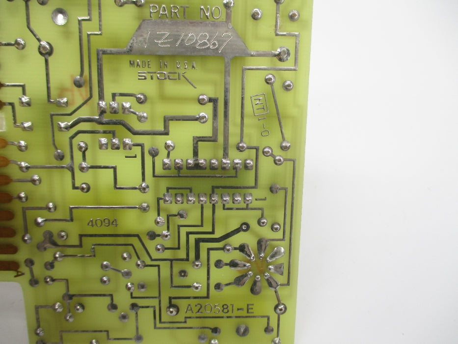 A20581-E 1Z10867 UNMP