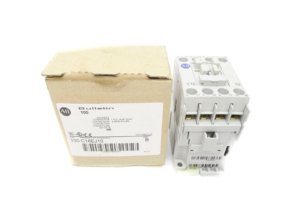 ALLEN BRADLEY 100-C16EJ10 SER. B 24VDC (BR/WH) NSMP