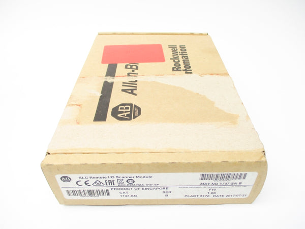 ALLEN BRADLEY 1747-SN SER. B F/W 1.0B DATE: 2017 NSFS