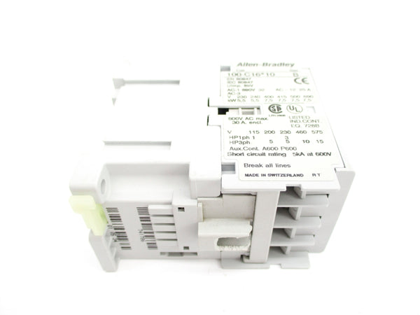ALLEN BRADLEY 100-C16D10 SER. B 110/120V NSNP
