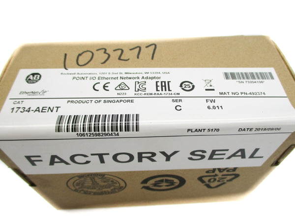ALLEN BRADLEY 1734-AENT SER. C F/W 6.011 DATE: 2019 NSFS