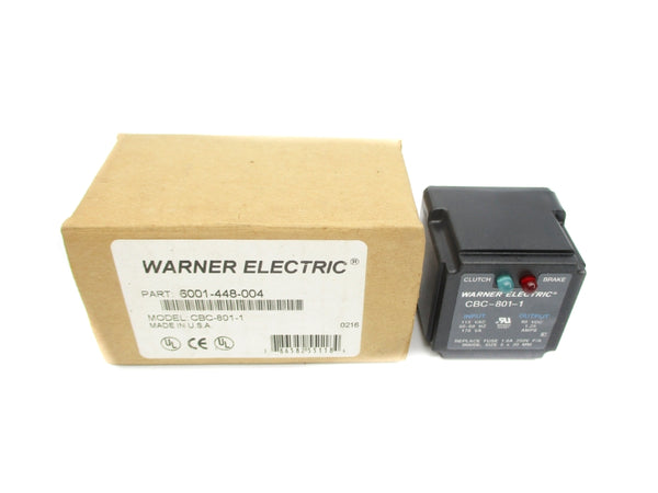 WARNER ELECTRIC 6001-448-004 CBC-801-1 115VAC NSMP