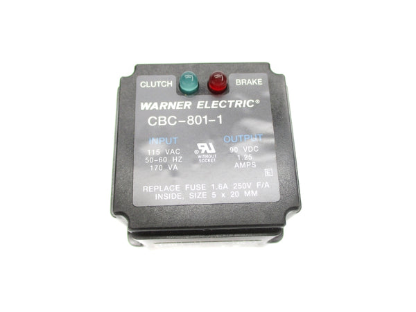 WARNER ELECTRIC 6001-448-004 CBC-801-1 115VAC NSMP