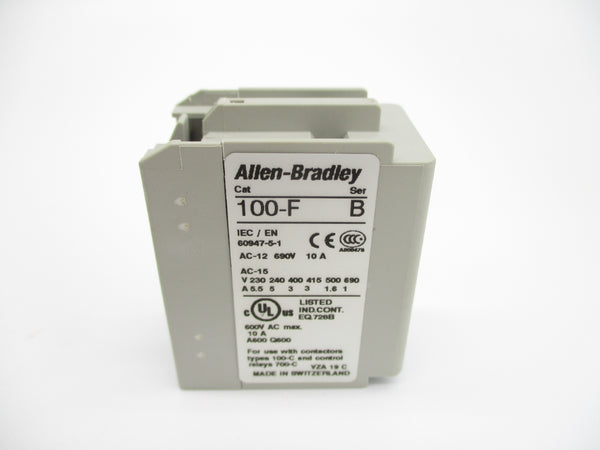 ALLEN BRADLEY 100-FA02 SER. B 600V 10A (WH) NSMP