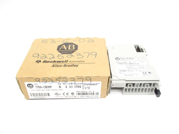 ALLEN BRADLEY 1769-OB16P SER. B F/W 3.1 NSMP