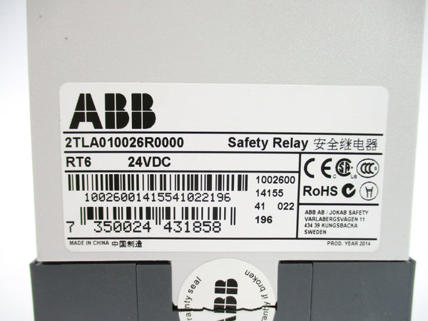 ABB 2TLA010026R0000 RT6 24VDC NSNP