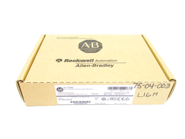 ALLEN BRADLEY 1746-IV16 SER. C DATE: 2019 NSFS