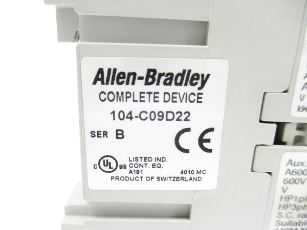 ALLEN BRADLEY 104-C09D22 SER. B 110/120V 32A NSNP