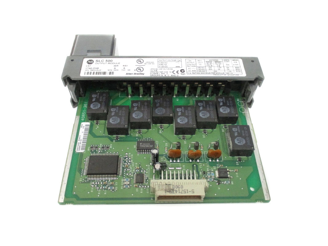 ALLEN BRADLEY 1746-OX8 SER. A 5-250VAC (NO DOOR/TERMINAL) NSNP
