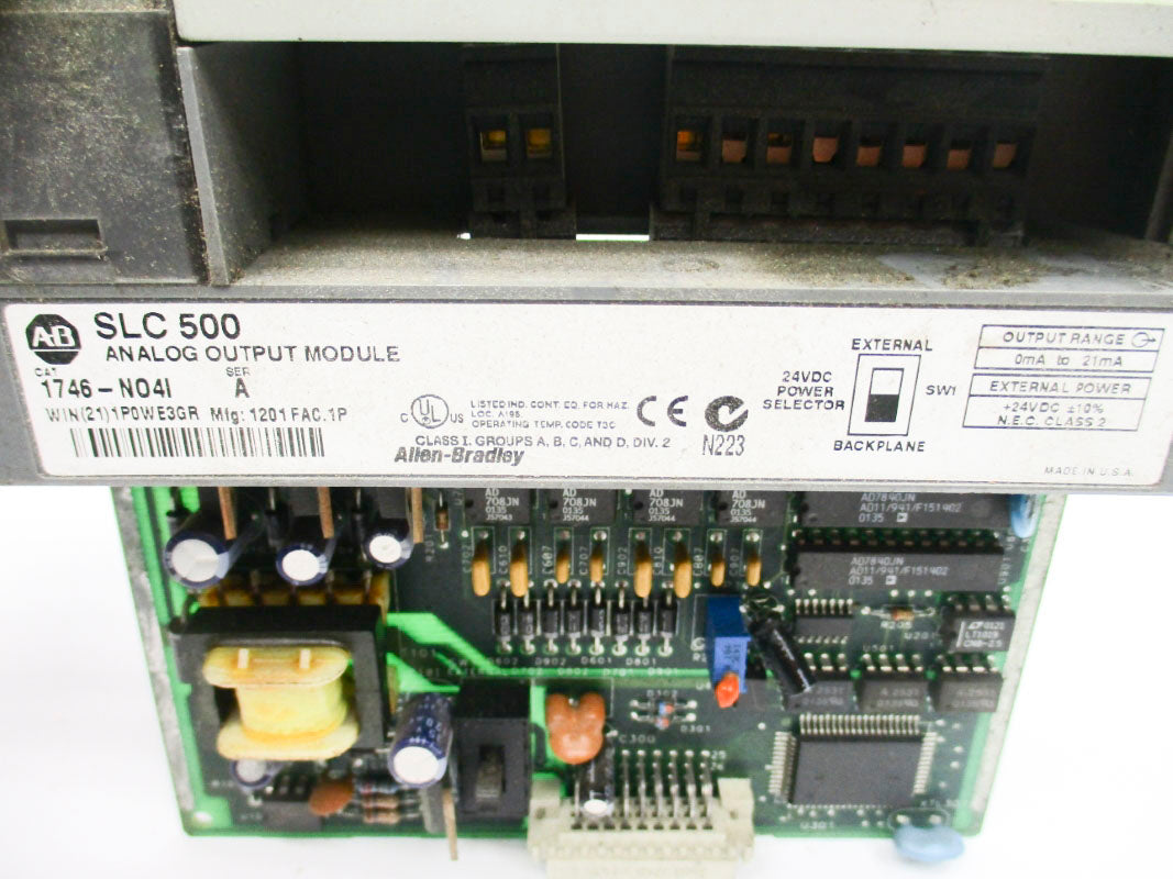 ALLEN BRADLEY 1746-NO4I SER. A 24VDC UNMP