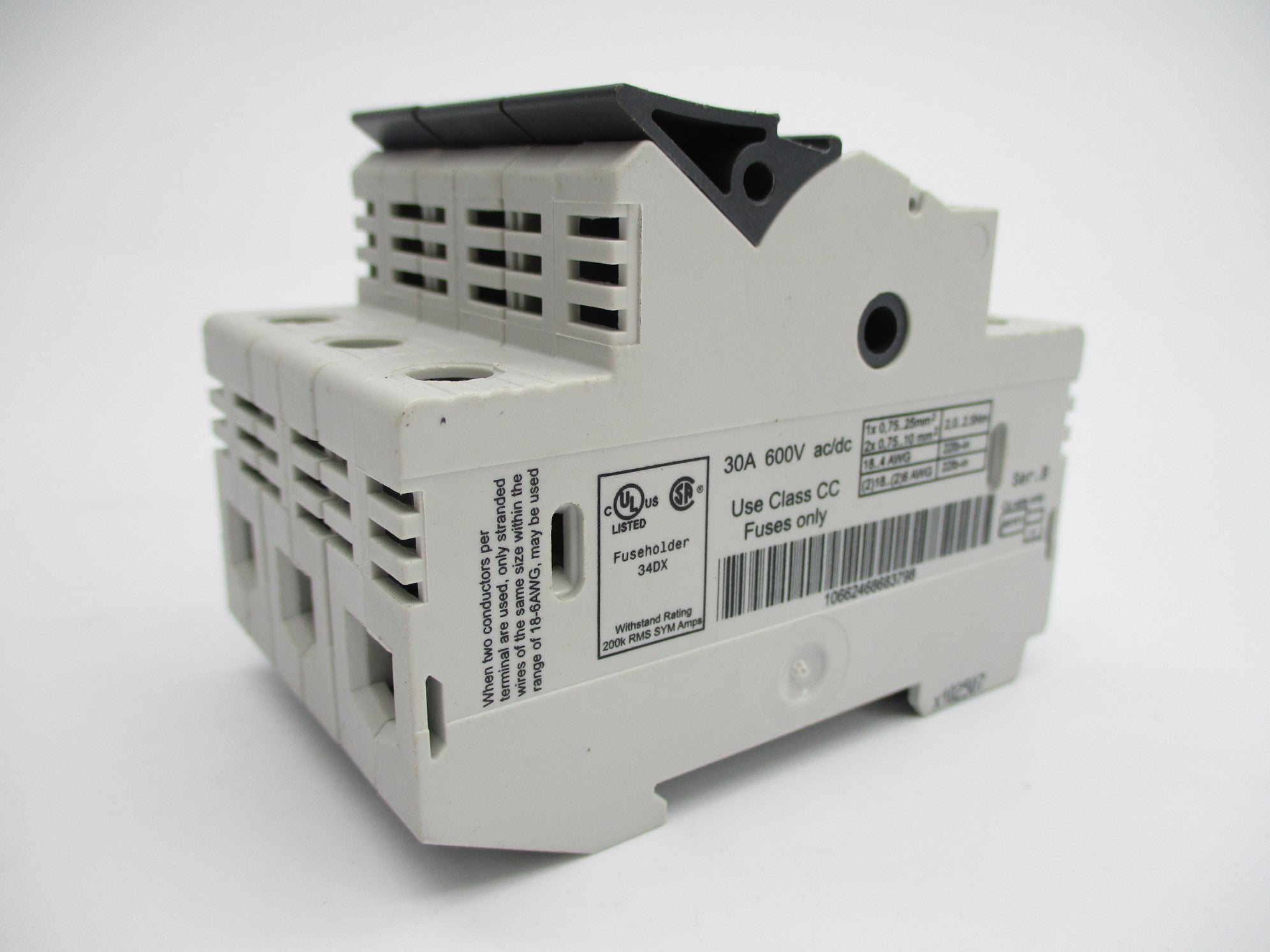 ALLEN BRADLEY 1492-FB3C30-L SER. B 600VAC/DC 30A NSNP
