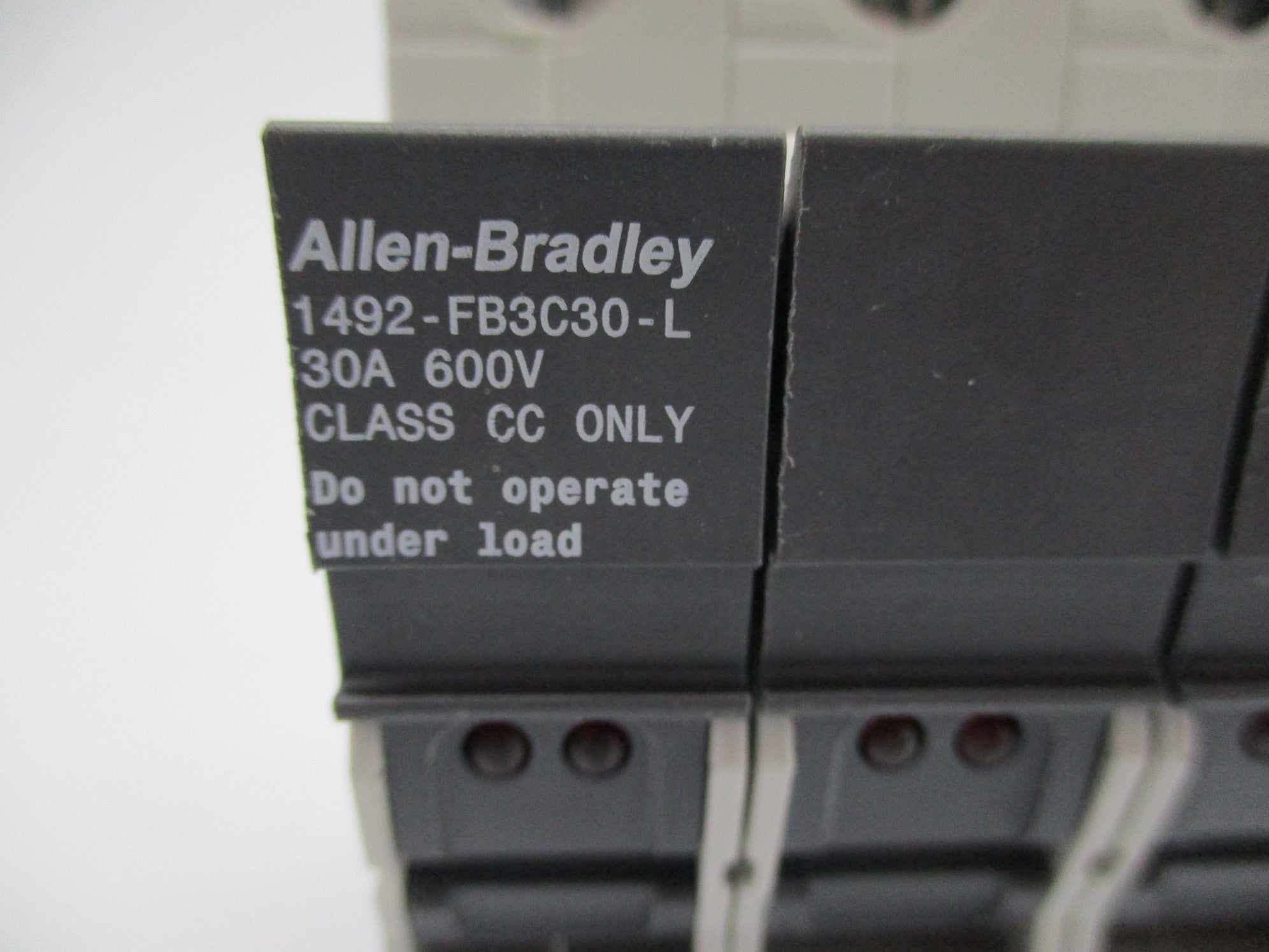 ALLEN BRADLEY 1492-FB3C30-L SER. B 600VAC/DC 30A NSNP